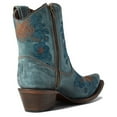 thumbnail image 5 of CORRAL Adult Female Blue Jean Flowered Embroidery Ankle Boots, Size: 8, Width: M, 5 of 6