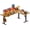 Rustic Brown, variant on Casaottima 63 Inch Reversible Electric L Shaped Standing Desk, Height Adjustable Corner Stand up Desk, Ergonomic Large Lift Table for Home, Office, Workstation, Reception Room, White