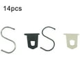thumbnail image 4 of Yimiti Multipurpose Rv Awning Hooks 14 Set Roller Rod Quick Hook For Camping Tent--White, 4 of 7