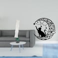 thumbnail image 2 of Pantalla para lámpara de salón con decoración de pared negra para amantes de los gatos y cubierta única para lámpara de pie, 2 of 8