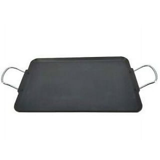  Vayepro 2 Burner Griddle Pan with Glass Lid,Stove Top Flat  Griddle for Glass Stove Top,Aluminum Pancake Griddle,Non-Stick Griddle for  Gas Grill, Double Burner Camping Griddle : Patio, Lawn & Garden