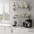 thumbnail image 3 of Stainless Steel Shelf 24"x12" Wall Mounted,Commercial Shelving, Floating Shelving, Metal Shelves, Heavy Duty Storage Rack for Kitchen, Garage and Utility Room, 3 of 7