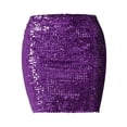 thumbnail image 2 of Women Sequin Skirt Stage Show Party Half Skirt Festival Party Short Skirt Club Basic Leisure Dailywear, 2 of 5