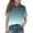 CA01-Mint Green, variant on Lumtrix Girls' Short Sleeve School Uniform Polo Shirts Casual Loose Fitting Tie Dye Print Sport Tops Blouse for 2-14 Y Light Blue 110