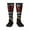 3 Black, variant on American Bald Eagle Warrior Pattern Women’s Knee High Crew Socks,Trouser Socks Comfortable, Breathable, Moisture-Wicking and Soft