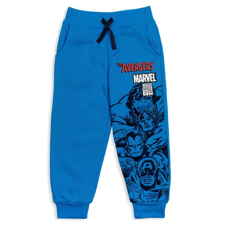 Marvel Comics Boys' 3-Pack Fleece Jogger Pants photo 4