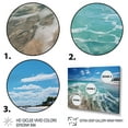 thumbnail image 3 of Designart "Sandy Paradise on the Beach III" Nautical & Beach Floater Framed Wall Art Living Room, 3 of 7