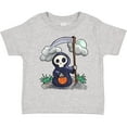 thumbnail image 3 of Inktastic Halloween Trick or Treating Cute Grim Reaper Boys or Girls Toddler T-Shirt, 3 of 5