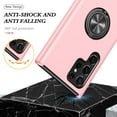 thumbnail image 2 of AIOVETEAB for Samsung Galaxy S22 Ultra Case,Silky Soft Touch Heavy Duty Protective Cover with Ring Holder Kickstand Magnetic Phone Case for S22 Ultra 5G 6.8'' 2022 (Pink), 2 of 7