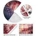 thumbnail image 2 of FMSHPON Firework American Flag Xmas Christmas Tree Skirt Stand Mat for Holiday Party Decoration Indoor Outdoor 48 inches, 2 of 6