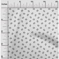 thumbnail image 2 of oneOone Tissu en Rayonne Blanc Minimal pour Robe, Tissu Imprimé au Mètre 56 Pouces de Large, 2 of 5