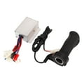thumbnail image 2 of Oubit Electric Bike Long Line Throttle Twist Grip,12V 250W Aluminum Alloy Brushed Controllerand Throttle Grip Set W Brushed Controller Kit Cutting-Edge Features, 2 of 8