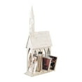 thumbnail image 1 of GALLERIE II Church Card Holder Rustic Wood Distressed Table Home Decor Decoration for Christmas Xmas Holiday Everyday Cream, 1 of 2
