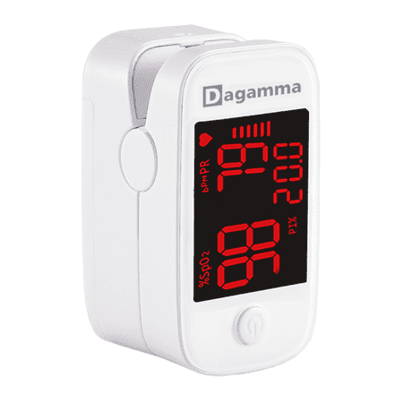 UPC: 0628055787440 | Dagamma Finger Pulse Oximeter DP200 in White – The Authentic Pulse Oximeter by Dagamma