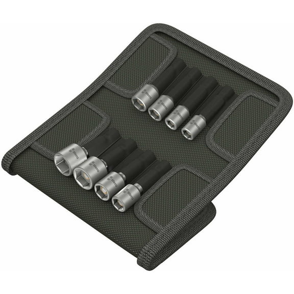 Wera 05073495001 Magnetic Nutsetter Set 8 Piece Pouch Set