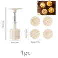 thumbnail image 1 of Random 1 pack DIY mooncake cookie mold hand-pressed plastic mung bean cake baking tool essential baking mold for Mid-Autumn Festival, 1 of 2
