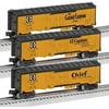 Lionel Trains Santa Fe Map and Slogan Reefer Cars (3-Pack) Multi-Colored