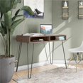 thumbnail image 2 of Ameriwood Home Owen Computer Desk with Storage in Weathered Oak, 2 of 8