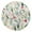 White-288, variant on Outdoor Waterproof Tablecloth with Umbrella Hole and Zipper,Botanical Leaves Floral Round Reusable Durable Decor Table Cover for Party Picnic Patio 60×60 Inch