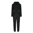 thumbnail image 6 of Women's Ultra Comfy Lounge Fleece Romper Onesie Pajamas Cute Ear Hood Zip up Warm Hoody One Piece Pajamas Jumpsuit, 6 of 7