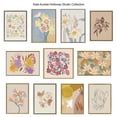 thumbnail image 6 of Kate and Laurel Peace Love Flowers Canvas Wall Art Set by Kate Aurelia Holloway, 2 Piece 20 x 20, Colorful Sun and Floral Art for Wall, 6 of 8