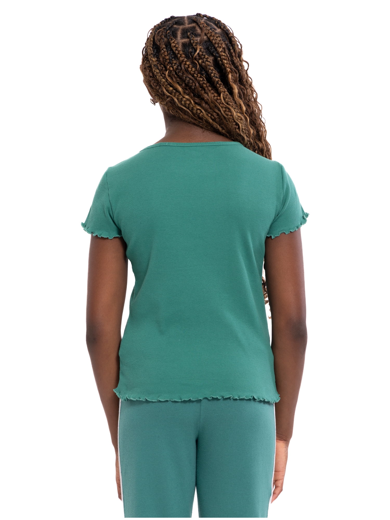 Wicked: For Good Girls' Elphaba Foil Graphic Cotton Tee with Short Sleeves, Sizes 4-16