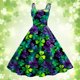 thumbnail image 1 of WILLBEST Vestidos de Mujer Vestido de Fiesta Formal de Graduación sin Mangas Hasta La Rodilla Estilo Retro con Corte En A y Vuelo Grande, 1 of 3