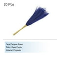 thumbnail image 3 of Uxcell 20Pcs Faux Pampas Grass 21.65" Fake Pampas Grass Decor Deep Purple, 3 of 7