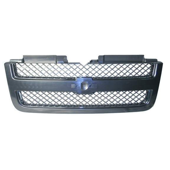 New Aftermarket Black Front Grille 19121044 One Piece fits 2006-2009 Chevrolet Trailblazer LT Sport Utility 4-Door