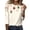 White #32, variant on WULMLEO Christmas Shirts for Women Cute 3/4 Length Sleeve Tops Dressy Casual Crewneck Sweatshirts Ugly Xmas Sweater Blouses Army Green 4XL