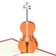 thumbnail image 3 of Tarjeta Emergente Postales de aniversario de violín Tarjeta navideña 3D creativa para el Día de la madre de San Valentín Sywqhk Libre de BPA, 3 of 4