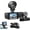 No Card, variant on Three-Lens Driving Recorder, Front Inside Rear 3 Way Car Dash Camera System, 1080p Video Recording Wireless Dash Cams, with WiFi App, Night Vision, Loop Recording, Wide Angle