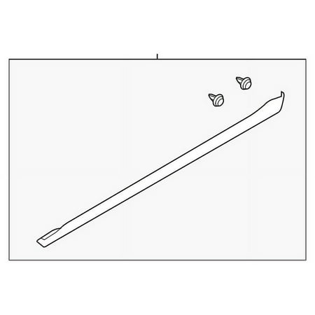 Genuine OE Subaru Rocker Molding - 91112FJ141