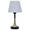 Gold, variant on Tuphregyow 40cm Linen Fabric Shade Gold Table Lamp