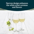 thumbnail image 4 of Libbey Vina White Wine Glasses, 18.5-ounce, Set of 6, 4 of 6