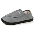 thumbnail image 2 of Zapatos para Sin Cordones Hombres Cuero Gamuza Antideslizante Cómodo Cálido Felpa Interior/Exterior Pies Diabéticos Hinchados, 2 of 8