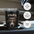 thumbnail image 5 of Gift for Dad Insulated Travel Mug - 20oz Papa Bear Stainless Steel Tumbler Cup with Lid - Worlds Best Dad Gifts from Daughter Son Kid Wife on Fathers Day, Birthday, Valentines Day, Christmas, 5 of 6