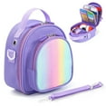 thumbnail image 2 of Yiaieng Carrying Case Compatible with Yoto Mini (2024 Edition), Audio Music Player Pouch Carrier with Shoulder Strap, Back Pocket for Cards, Accessory (Purple), 2 of 8