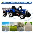 thumbnail image 7 of 12V Kids Ride on Tractor with Trailer, Ride on Car Electric Tractor with Remote Control, 7 of 7