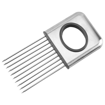 

Multifunctional Onion Vegetable Slicer Stainless Steel Holder Fork Vegetable Tomato Holder Cutter Potato Slicer Kitchen Accessories