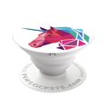 thumbnail image 1 of Soporte inalámbrico PopSockets para smartphones diseño geométrico verde, 1 of 7