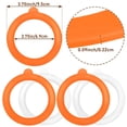 thumbnail image 6 of Jar Seals Gaskets - 10 Pcs/Set, Easy to Replace, Food Grade, Environmentally Friendly, Portable, Sealing Rings, Leak Proof, O Shape, No Odor, Lightweight Mason Jar Silicone Ring for Home, 6 of 8