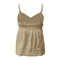 thumbnail image 5 of TOOYOU Women Tank Tops Summer Casual Sleeveless Cami Tops Fashion Chiffon Lace Trim Vest Top Daytime Relaxed Tank, 5 of 5