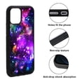 thumbnail image 2 of WIRESTER Shockproof Soft Rubber Cover Case for Apple iPhone 11 Pro 5.8" 2019, Purple Nebula Galaxy, 2 of 5