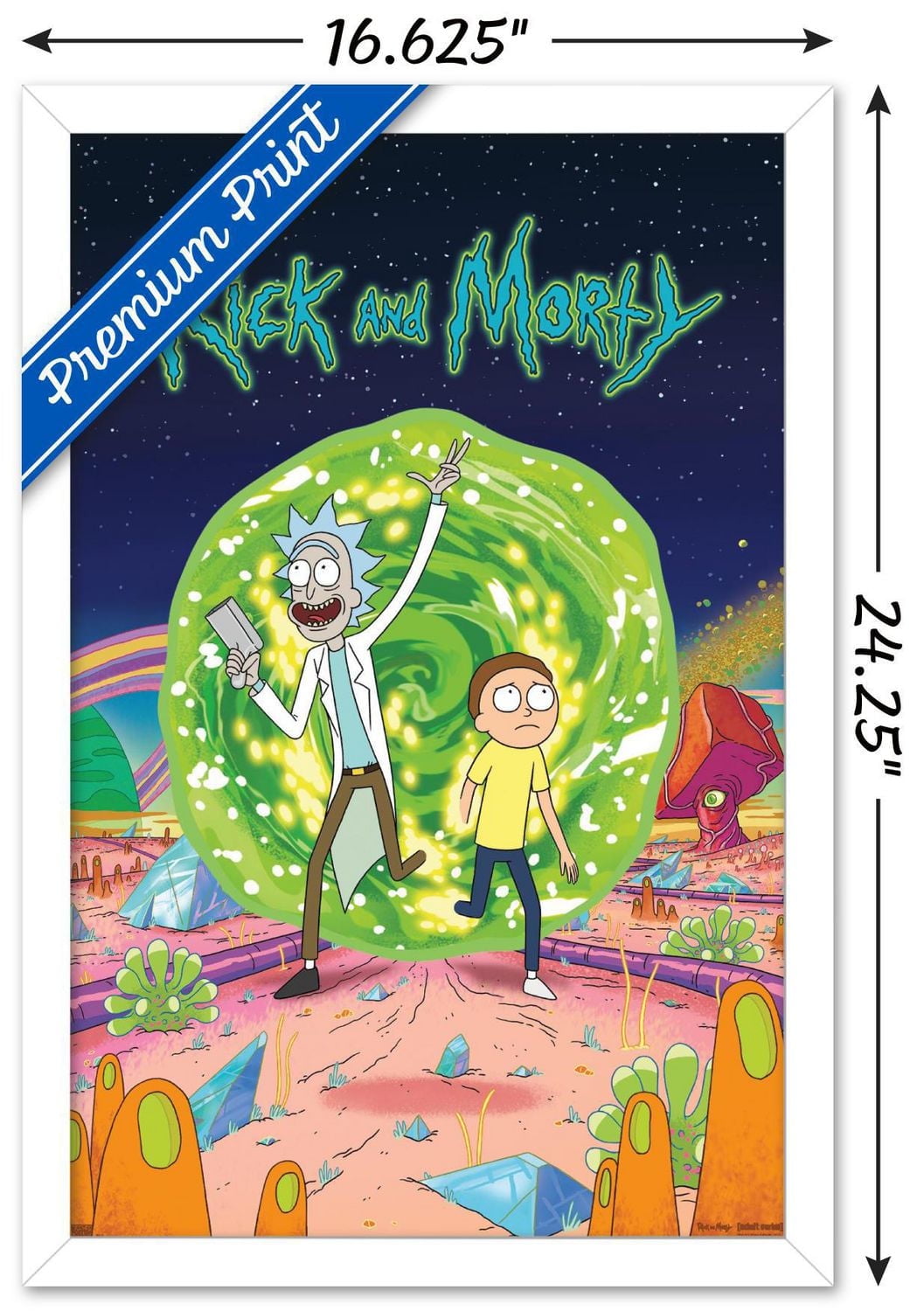 Rick And Morty - Cover Wall Poster