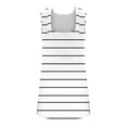 thumbnail image 5 of ITSAME Women's Plus Size Tank Tops, Square Neck Striped Loose Fit Summer Causal Fashion Blouse White L, 5 of 6