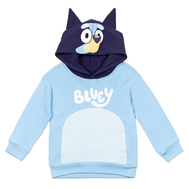 Sudadera con Capucha de Forro Polar Bluey para Niños de 7 a 8 Años