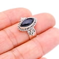 thumbnail image 2 of StarGems&reg; Natural Black Onyx Handmade 925 Sterling Silver Ring 7.25 F1746, 2 of 5