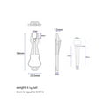 thumbnail image 4 of Soidarity 6 uds Pin puente de guitarra H01 pieza de repuesto piezas de instrumentos accesorios de decoración de larga duración Navidad Acción Accesorios para instrumentos musicales, 4 of 6
