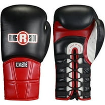 Ringside Safety Sparring Gloves - Lace 14 oz Black
